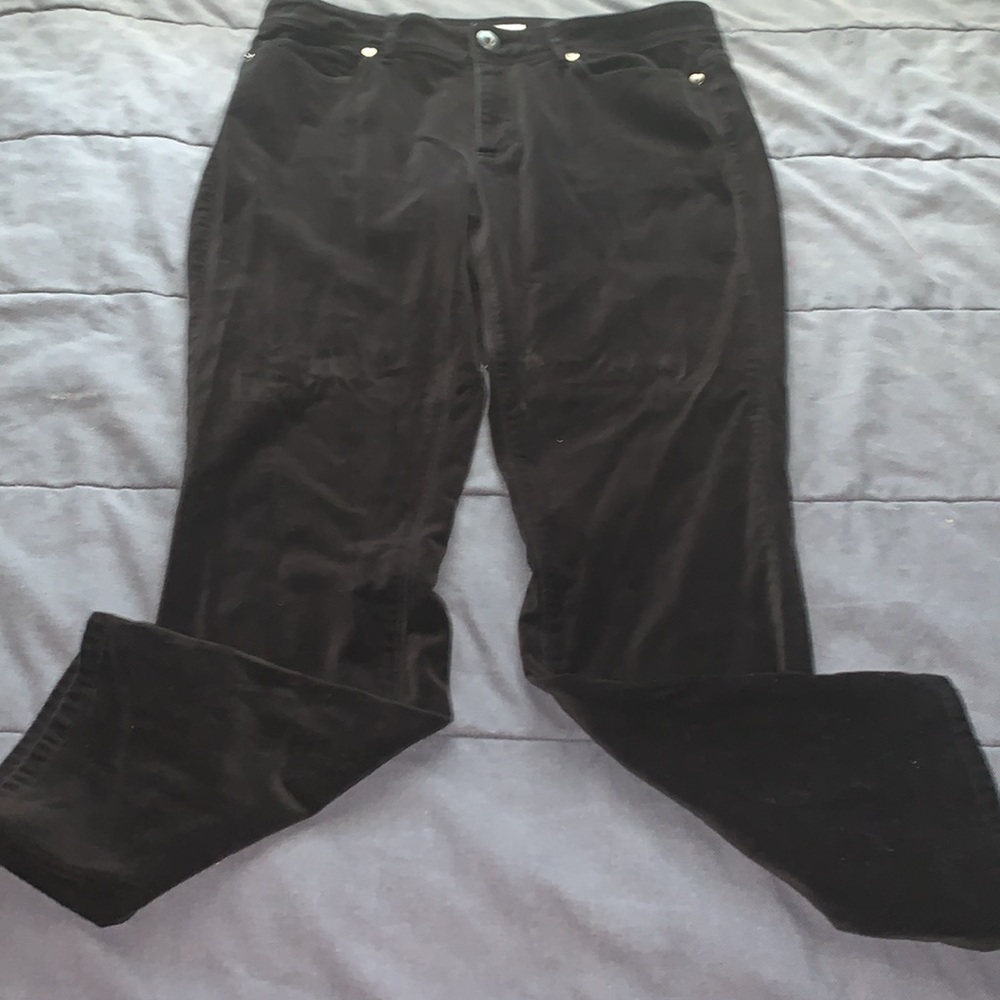 J. Jill vintage Velvet stretch jeans size 8 - Picture 6 of 11